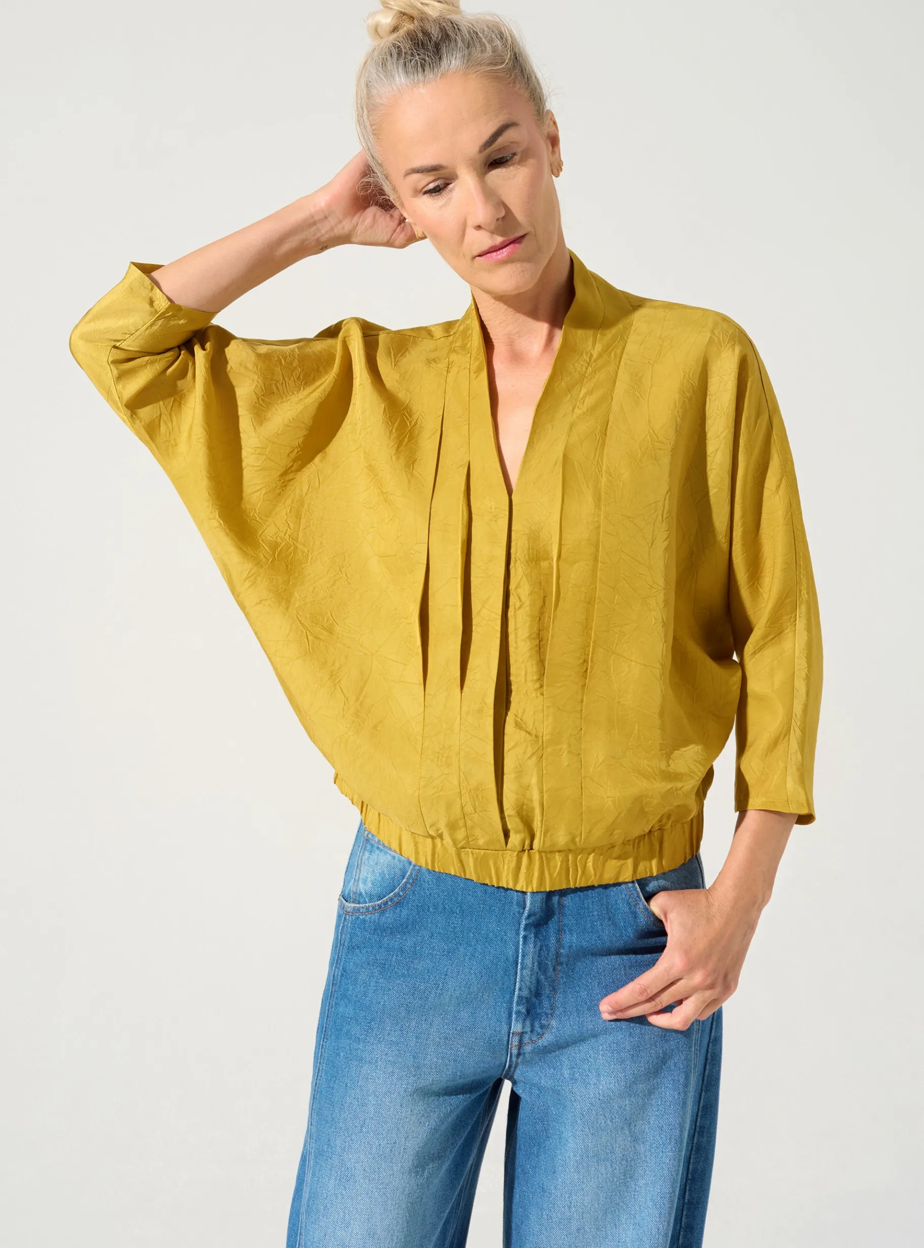 Cotélac Hauts*Blouse oversize Dore