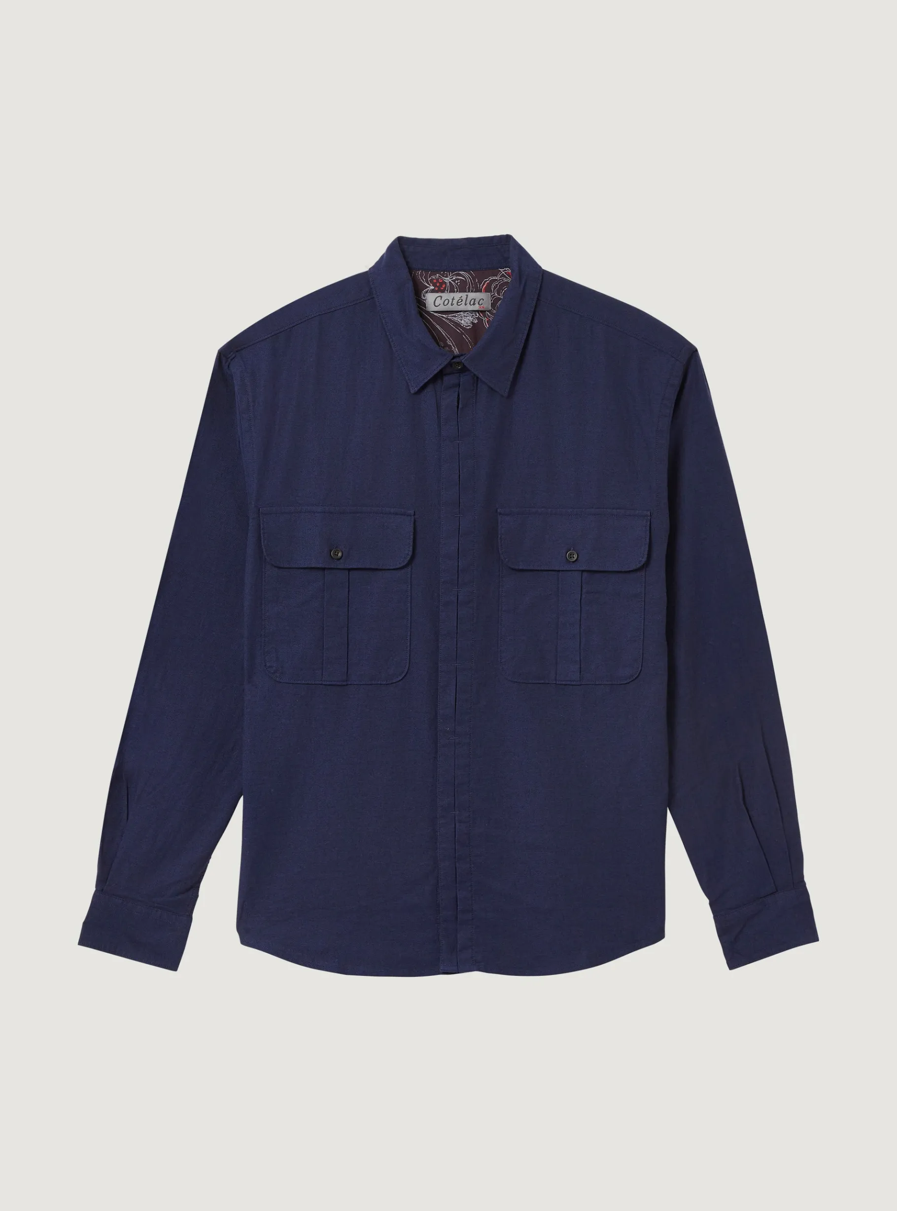 Cotélac Hauts*Chemise Regular Bleu Indigo