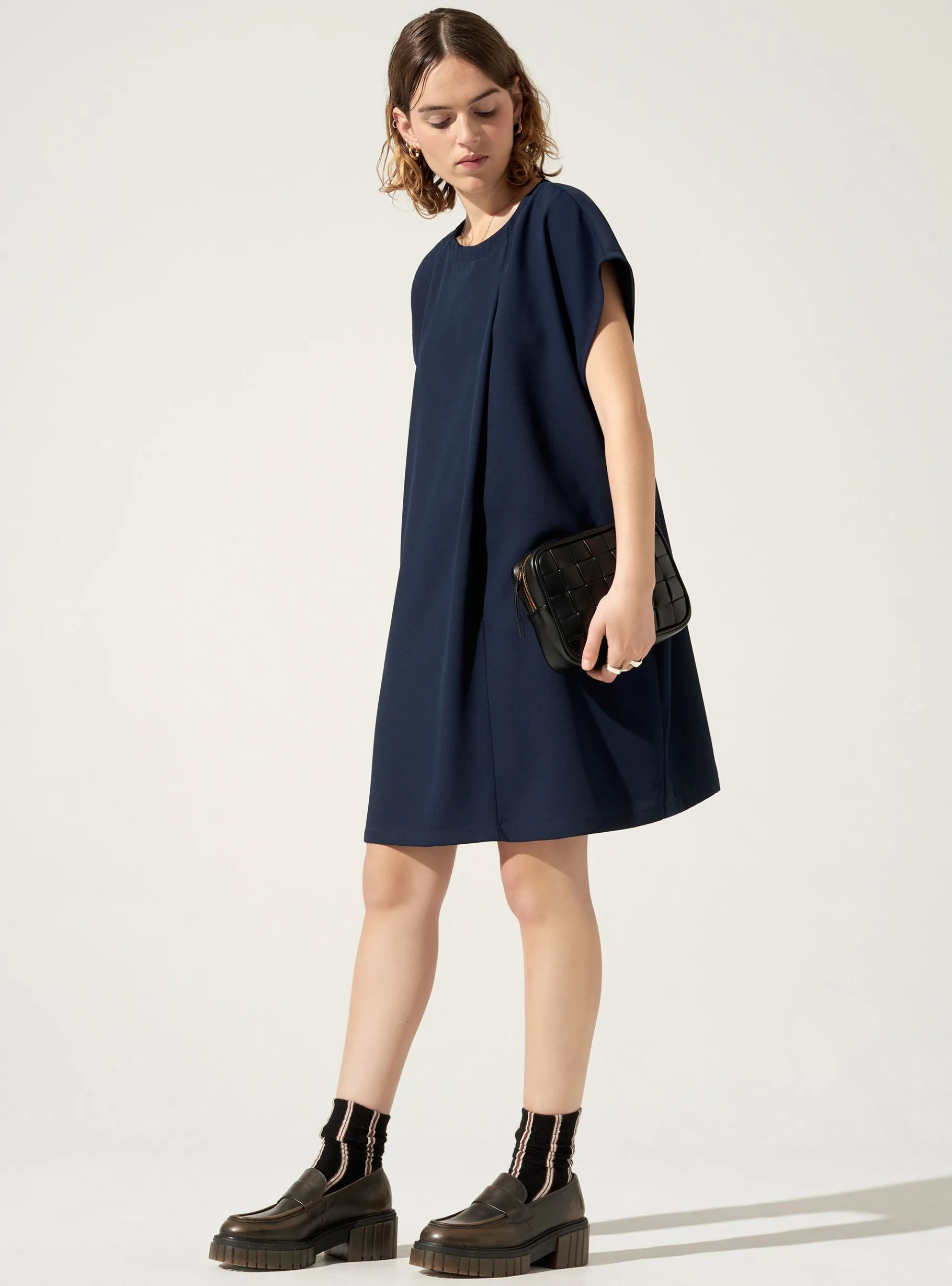 Cotélac Robes*Robe ample Navy