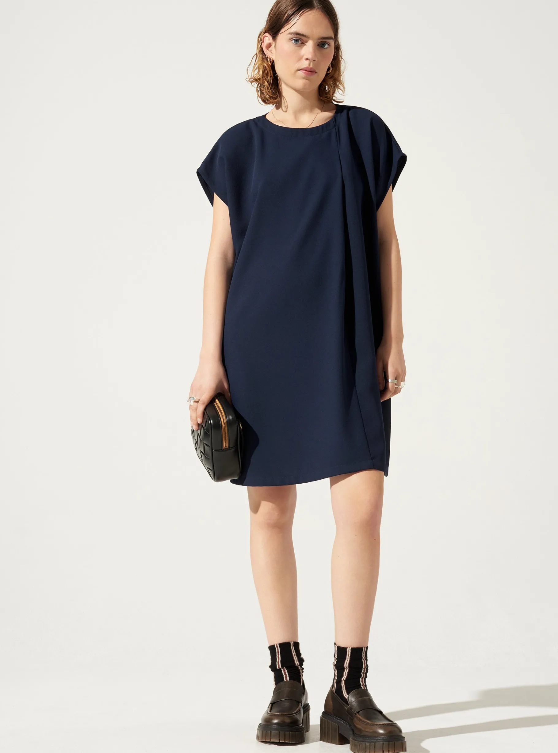 Cotélac Robes*Robe ample Navy