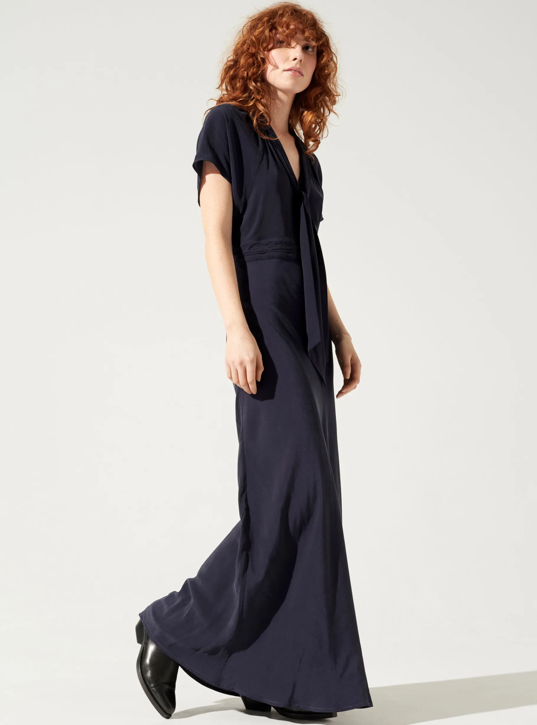 Cotélac Robes*Robe lavallière Navy