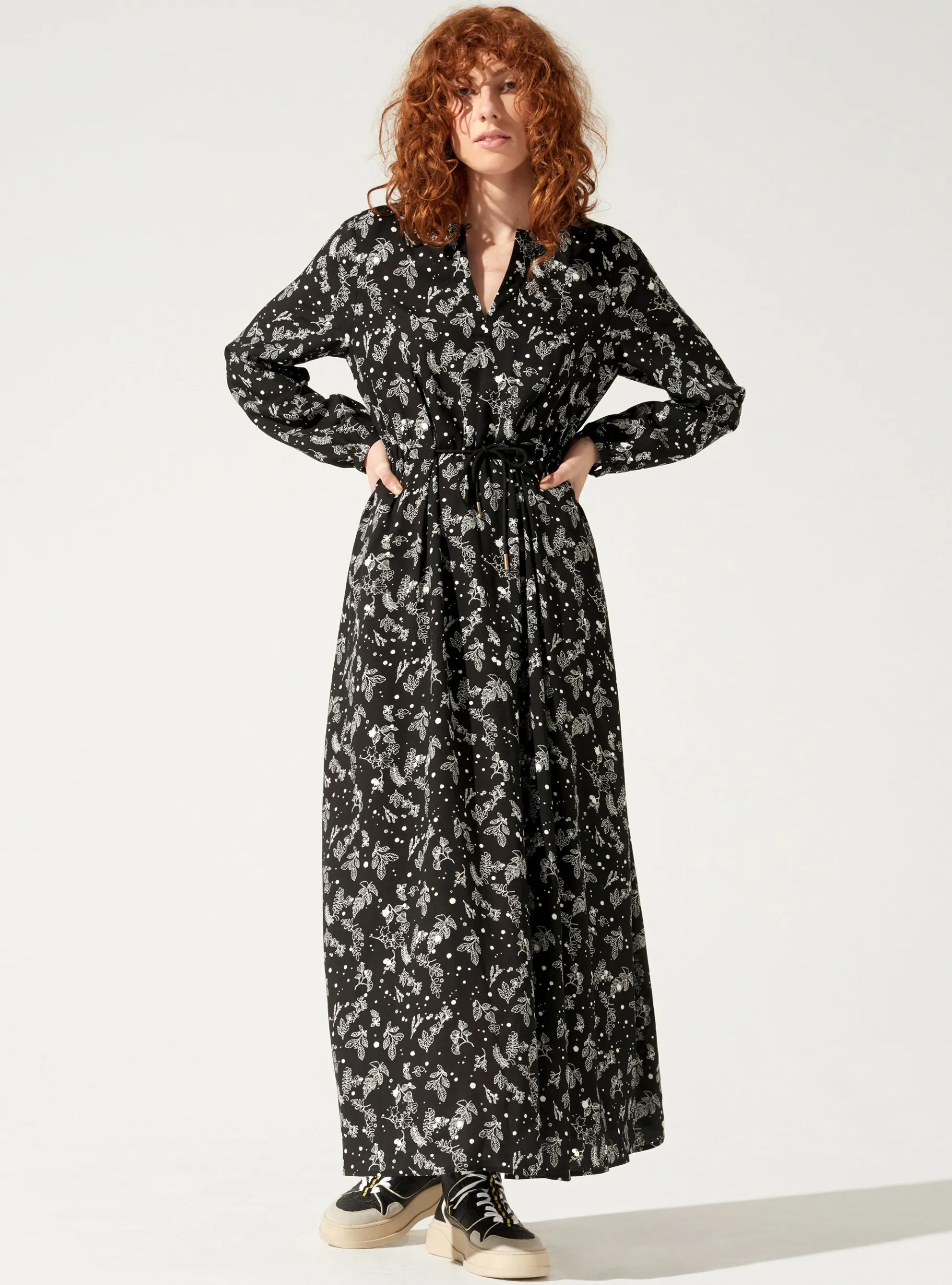 Cotélac Robes*Robe maxi Black Is Back